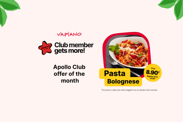 Apollo Club offer august
