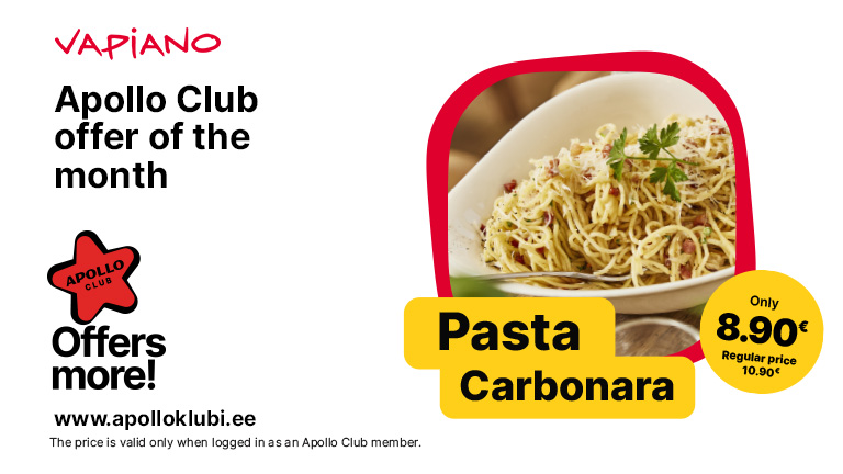 Apollo Club offer september