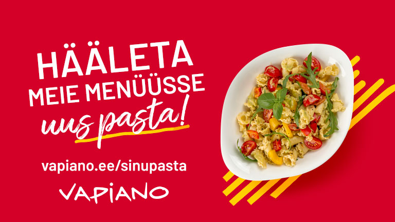 Pastakampaania - Vapiano pasta hääletus