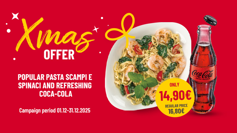 Coca-Cola offer in Vapiano