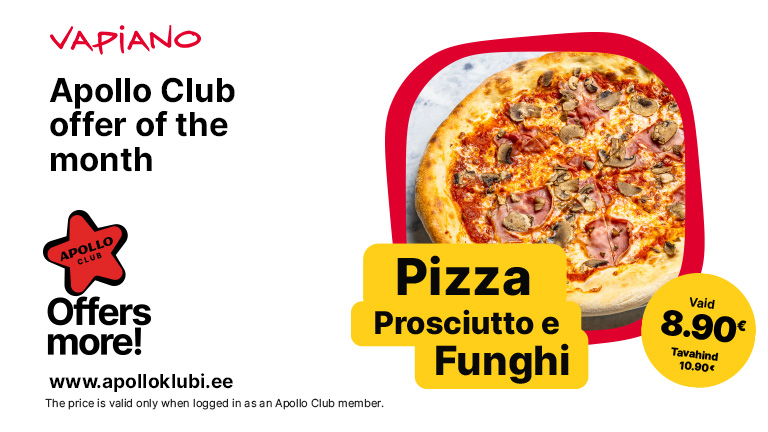 March Apollo Club offer in Vapiano