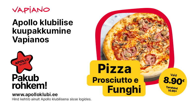 March Apollo Club offer in Vapiano