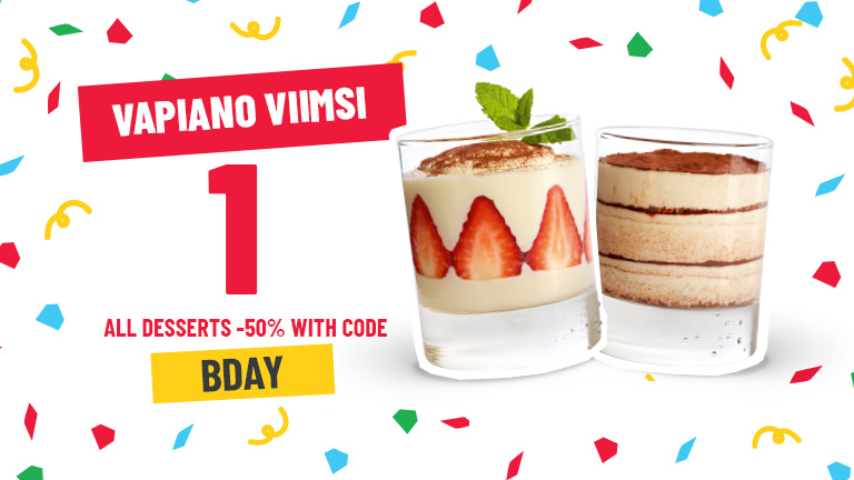 Vapiano Viimsi birthday week