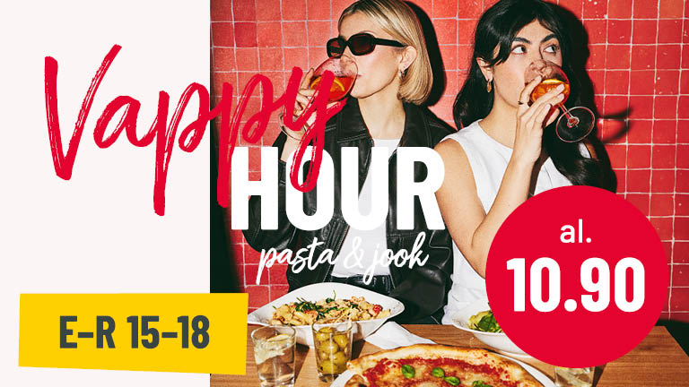 Vappy Hour, E-R, 15-18