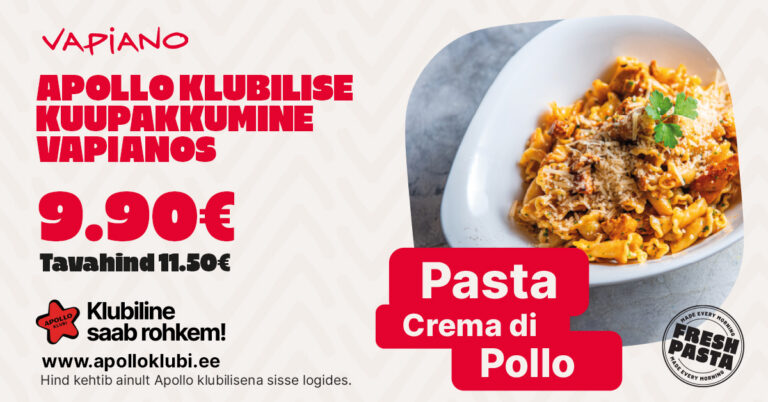 Apollo klubi pakkumine